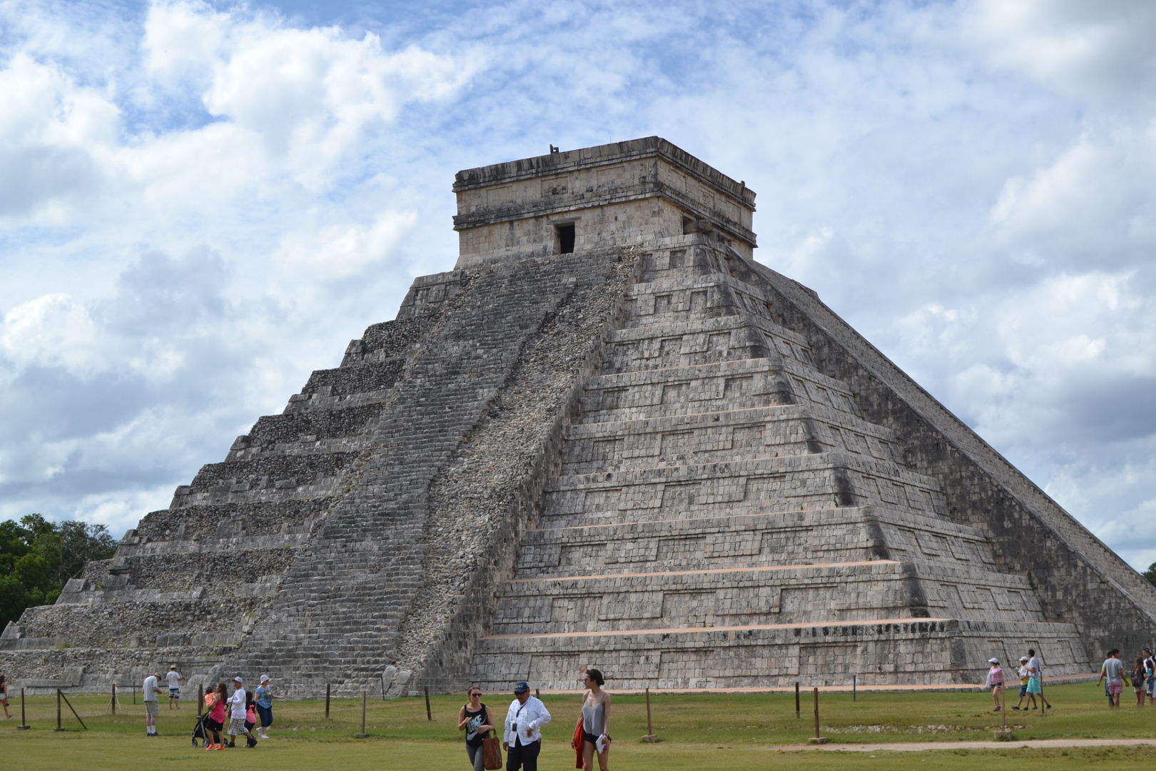 A large pyramid from Chichen Itza